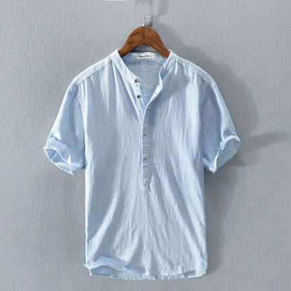 Malaga Premium Linen Shirt - Iron Thread