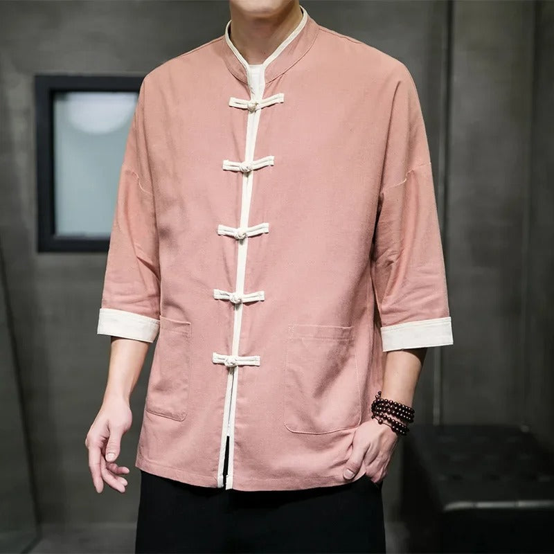 Matsue Japanese Overshirt - Iron Thread