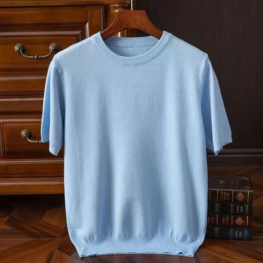 Arezzo Cashmere Tee - Iron Thread